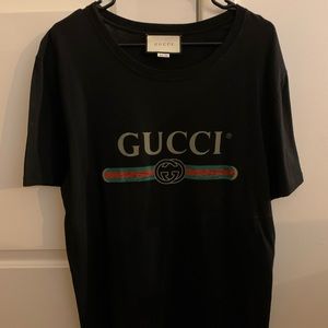 Gucci Oversized Washed T-shirt - Black